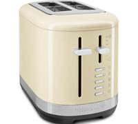KitchenAid Tostadora de Pan con Doble Ranura Ancha - Para Diferentes Tipos y Tamaños de Pan - 7 Niveles de Tostado - Almendra