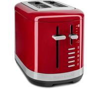 KitchenAid Tostadora de Pan con Doble Ranura Ancha - Para Diferentes Tipos y Tamaños de Pan - 7 Niveles de Tostado - Rojo Imperial