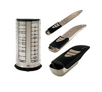 KitchenArt Baker's Pro Adjust-A-Measure Set, 4-Piece, Satén