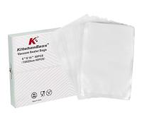 KitchenBoss Bolsas de Vacío, 50 pcs 15 * 25 cm para Dispositivo Envasadora Envasado al Vacío y Almacenamiento de Alimentos