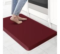 KitchenClouds Rojo, 17.3 x 28 Pulgadas, Alfombrilla antifatiga