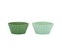 Kitchencraft 12pc silicone cupcake case set, reusable heat resistant c