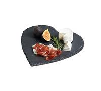 Artesà Kitchencraft Tabla de Cocina Pizarra con Diseño de Corazón 25 x 25 cm