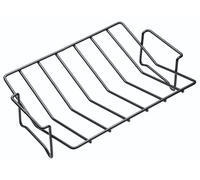 KitchenCraft Rejilla antiadherente para asar en forma de V, 30 x 21 cm (12" x 8,5"), negra