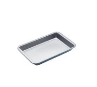 KitchenCraft Lata antiadherente para hornear y asar, 31 x 20 cm (12" x 8"), plateada