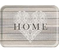 KitchenCraft bandeja para servir, comida, desayuno, cocina, 38.5cm x 27.5cm x 1cm, gris