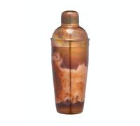KitchenCraft BarCraft Coctelera de Acero Inoxidable con Decoración de Cobre 700 ml 9 cm x 9 cm x 24 cm