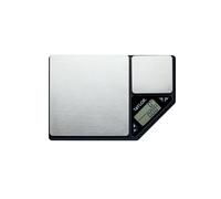 KitchenCraft Báscula Digital de Cocina Doble Plataforma, Taylor Pro Estándar Profesional, Precisión y Función de Tara, Acero Inoxidable Cepillado, Capacidad 5kg Negro/Plateado
