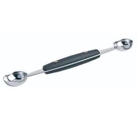 KitchenCraft Bola doble para melón / Cuchara Parisienne, Acero inoxidable con mango cómodo, 2.4 / 3cm (1 / 1.3'')