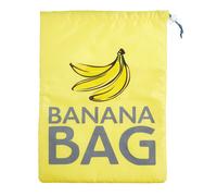 KitchenCraft Bolsa para Bananas de Poliéster Acolchado con Cierre Superior 28 x 38 cm Amarillo