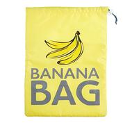 KitchenCraft Bolsa para Bananas de Poliéster Acolchado con Cierre Superior 28 x 38 cm Amarillo