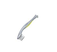 KitchenCraft Cepillo fregador 2 en 1 con mango, plástico, gris, 28 cm