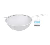 KitchenCraft Tamiz grande 20 cm, Acero inoxidable, Ideal para hornear y cocinar, Accesorio de cocina esencial, Plata