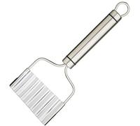 KitchenCraft Cortador profesional de virutas de acero inoxidable, 21 x 8 cm (8,5" x 3"), Plateado
