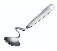 KitchenCraft Cuchara para Miel, Acero Inoxidable, Cuchara para Servir Mermelada, 14,5 cm - Plateado