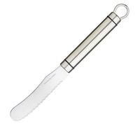 KitchenCraft Cuchillo profesional para untar mantequilla de acero inoxidable, 22 cm (8,5"), plateado
