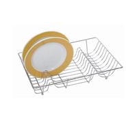 KitchenCraft Escurridor de Platos de Rejilla de Alambre Cromado Grande 48 x 33 x 8.5 cm