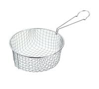 KitchenCraft Cesta de alambre para freidora, 18,5 cm (para sartén de 20 cm), plateada