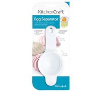 KitchenCraft Herramienta separadora de huevos, plástico, 14 x 6,5 cm, blanco