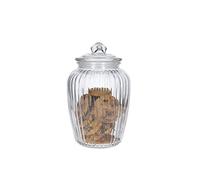 KitchenCraft Home Made Tarro de Galletas Cristal Grande, Bombonera con Tapa, 2,2 litros, transparente