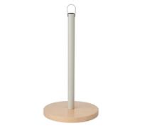 KitchenCraft Idilica Portarrollos de Papel de Cocina con Base de Madera de Haya FSC, Portarrollos de Papel de Cocina Redondo, 31.5cm, para Rollos de Papel de Cocina estándar.