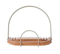 Kitchencraft idilica soporte de madera de haya para libros de cocina,