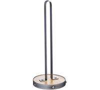 KitchenCraft Industrial Kitchen Metal / Wooden Kitchen Roll Holder, 31 cm (12")