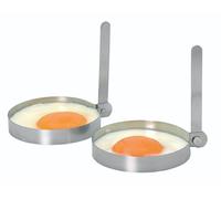 Kitchencraft juego de 2 anillos de huevo de acero inoxidable