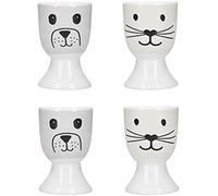 KitchenCraft - Juego de 4 hueveras, cerámica