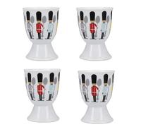 KitchenCraft Juego de 4 hueveras, porcelana