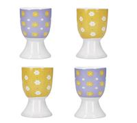 KitchenCraft Juego de 4 hueveras, porcelana