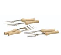 Kitchencraft juego de 6 tenedores de soporte para mazorcas de maíz de