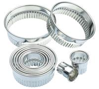 Kitchencraft juego de moldes cortadores metálicos para galletas y rep