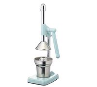 KitchenCraft Living Nostalgia Exprimidor Manual de Palanca, 18 x 12 x 36,5 cm - Azul