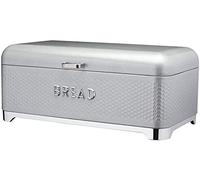 KitchenCraft Lovello Panera Decorativa de Acero al Carbono, 42 x 22 x 18 cm - Gris