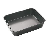 Kitchencraft Master Class Bandeja Asador Horno, Acero, Negro, 34 x 26 x 7 cm