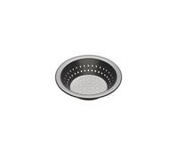 KitchenCraft MasterClass Crusty Bake - Fuente de pastel antiadherente pequeña y redonda, acero, negro, 12 cm