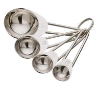 KitchenCraft Cucharas Medidoras de Acero Inoxidable (Juego de 4 Piezas)
