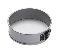 KitchenCraft Molde redondo antiadherente para tartas con base suelta, 20,5 cm (8"), plateado