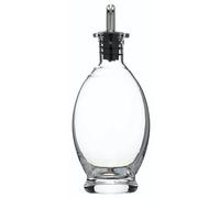 KitchenCraft Mundo de Sabores Botella para Vinagre / Vertedor de Aceite Italiano, Vidrio, Diseño con Panza, 400 ml