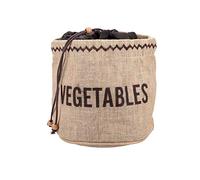 KitchenCraft Bolsa para verduras, arpillera, marrón, 20 x 20 cm