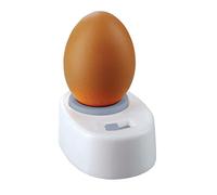 KitchenCraft Pinza para huevos con cierre de seguridad incorporado, plástico, blanco, 5,5 x 7,5 x 3 cm