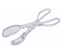 KitchenCraft Pinzas para Servir Ensaladas, Juego de Cubiertos de Plástico con Forma de Tijera, 29 cm