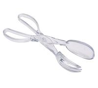 KitchenCraft Pinzas para Servir Ensaladas, Juego de Cubiertos de Plástico con Forma de Tijera, 29 cm