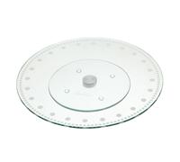 KitchenCraft Sweetly Does It Soporte giratorio para tartas, Caja de regalo, Cristal, 30 cm