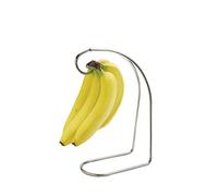 KitchenCraft Portaplátanos con acabado cromado, utensilio de cocina de metal, 17,5 x 8,5 x 34 cm ( 6,8 x 3,2 x 13,4'' )