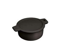 KitchenCraft Sartén para gratinar y dorar para microondas, cocción rápida, alimentos con calidad de horno, resistente y ligero, 26 x 29 x 9 cm, negro
