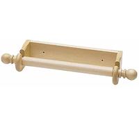 KitchenCraft Portarrollos de Cocina de Pared para Toallas de Papel de 25 cm, Madera de Haya