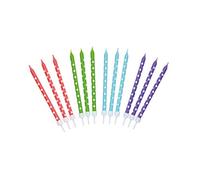 KitchenCraft Sweetly Does It Juego de Velas para Repostería de Cera 24 unidades Multicolor 10 cm