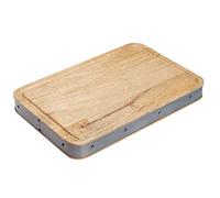 KitchenCraft Tabla de cortar de madera hecha a mano, 48 x 32 x 5 cm (19" x 12.5" x 2") - Rectangular